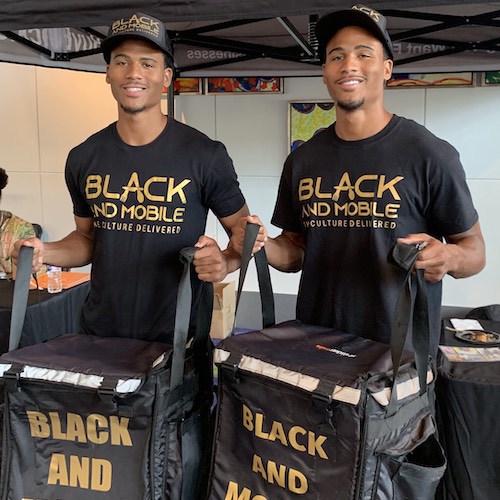 BLACK AND MOBILE